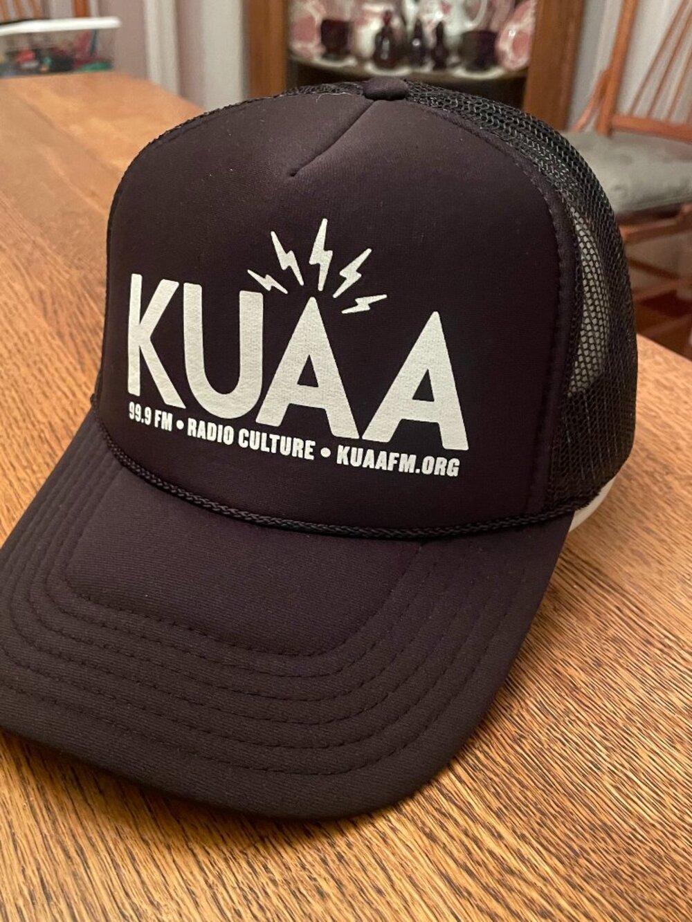 KUAA 99.9 FM Radio Culture Salt Lake City Black Snapback Trucker Hat Cap